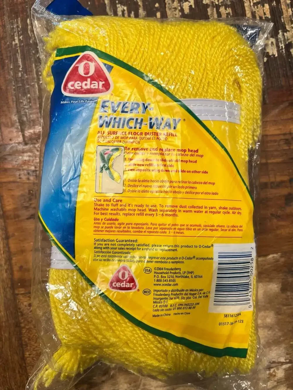 O-Cedar Every-Which-Way All Surface Floor Duster Mop Refill
